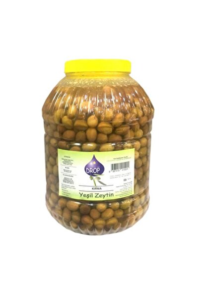DROP ZEYTİN ZEYTİNYAĞI Drop Edremit Kırma Yeşil Zeytin 5 Lik Pet (l) Net: 3500 G