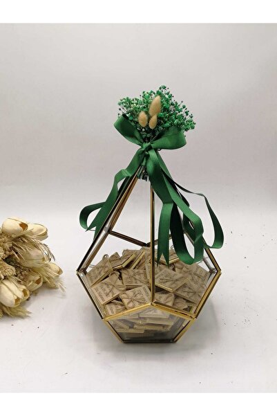 ZEKAAVM Kız Isteme Çikolatası Söz Nişan Çikolatası Cam Prizma Kutu