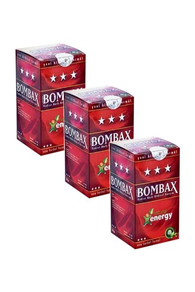 Bombax Bitkisel Karışım Toz Kudret Narlı  250 Gr- 3 Adet