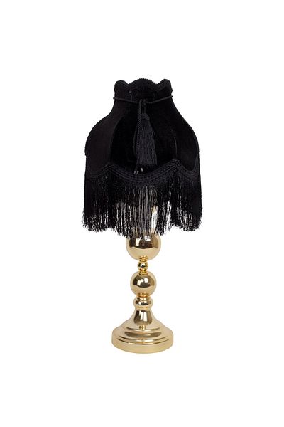 Dekovien Luxury Vintage Black Velvet Bedroom - Living Room Lampshade Ab0801