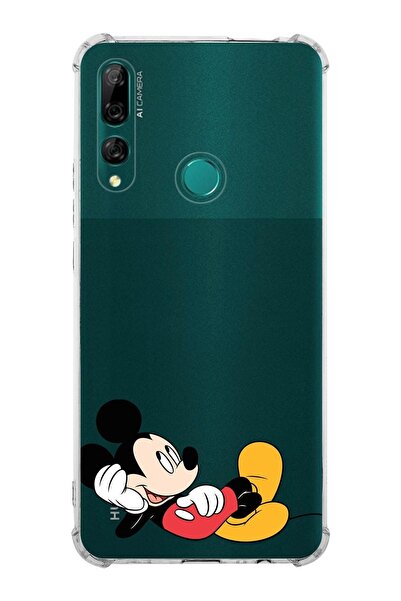 PrintiFy Huawei Y9 Prime 2019 Köşe Korumalı Antişok Kapak Mickey Mouse Tasarı...