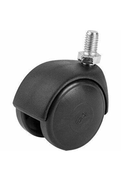 abnturk Civatalı Plastik Teker 50lik Ofis Koltuğu Sandalye Tekerleği