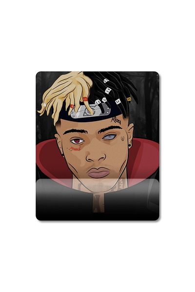 Pixxa موديل لوحة ماوس مع مسند للمعصم من Xxxtentacion - 3