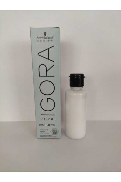 Igora Royal Highlifts 10-21 Ultra Sarı Küllü Sandre Saç Boyası + Oksidan (emülsiyon) (orijinal)