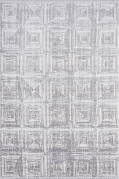 SEYRAN HALI Roma 422 Gri Halı Modern Desen Makine Halısı