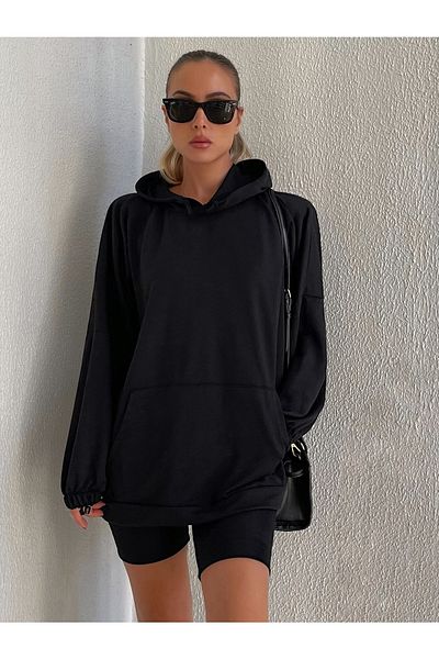armonika Sweatshirt - Black - Regular fit