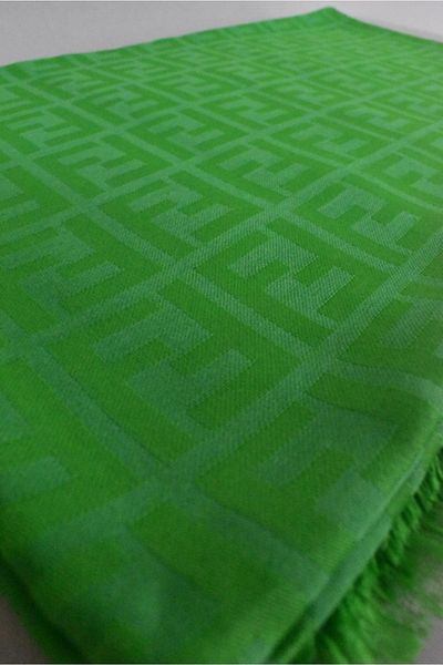 FRESCO SCARFS Γυναικείο Hijab Silky Cotton Jacquard F Pattern Shawl*a.benetton