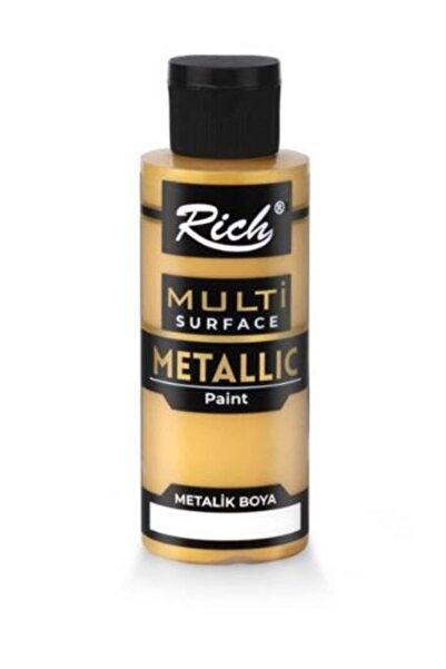 Rich Multi Surface Metalik Altın (120 CC) Her Yüzey Için Akrilik Boya