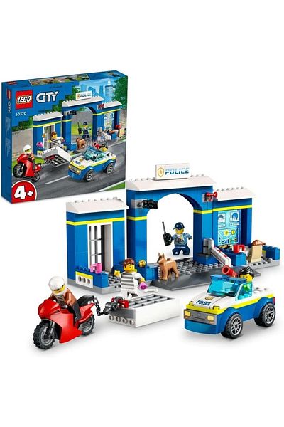 LEGO City Police Station Tracking 60370 Toy Construction Set for Children Ages 4 and Up (172 PIECES)