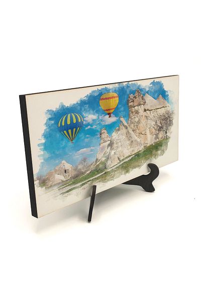 BAKSEPETE Επιτραπέζια βάση MDF Cappadocia με στάμπα