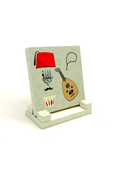 Sadrazam Σύμβολα Κωνσταντινούπολης Τουρκίας Επιτραπέζια Φυσική Πέτρα 10x10 Kr...