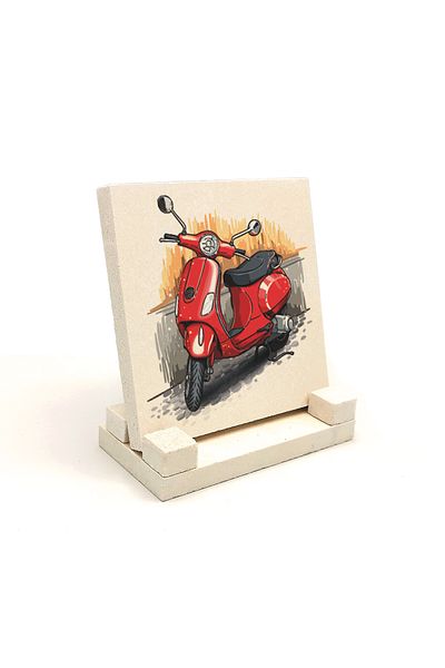 BAKSEPETE Επιτραπέζια Φυσική Πέτρα - Ιταλία Visual Printed