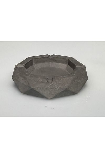 Trust Stone Γεωμετρικό σχέδιο Anthracite Concrete Ash Tray, τασάκι