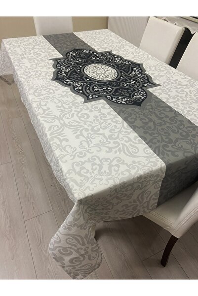 Zeren Home Вінтажна лляна скатертина без швів 150x240