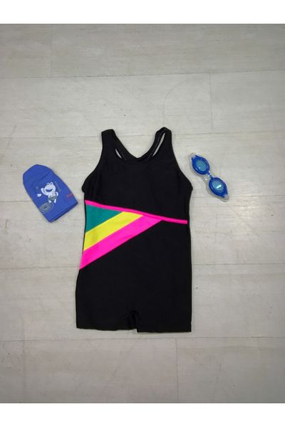 GC GÖKHAN CLUB Children's Swimming Set Swimsuit, Goggles, Bonnet
