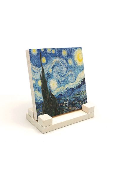 BAKSEPETE Επιτραπέζιο Φωτιστικό Starry Night με επιτραπέζιο φωτιστικό από φυσική πέτρα