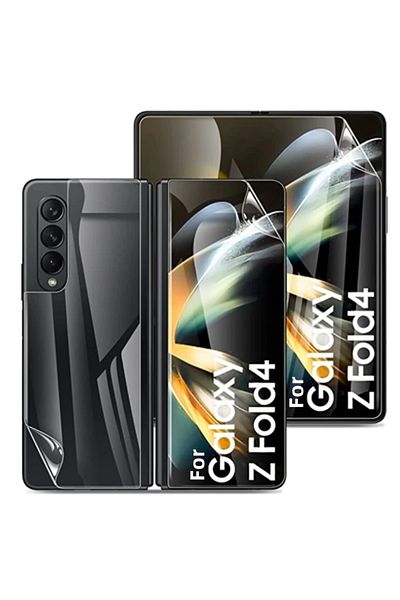 m.tk moveteck Galaxy Z Fold 4 Front Back Fullbody 360 Front Back Full Covers Transparent Hydrogel Glass Screen Case Protective Film