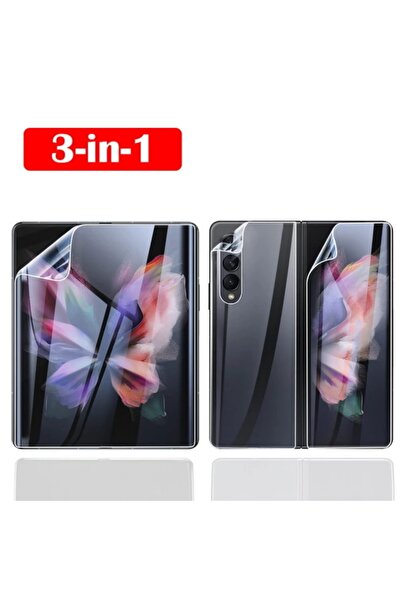 m.tk moveteck Galaxy Z Fold 4 Front Back Fullbody 360 Front Back Full Covers Transparent Hydrogel Glass Screen Case Protective Film