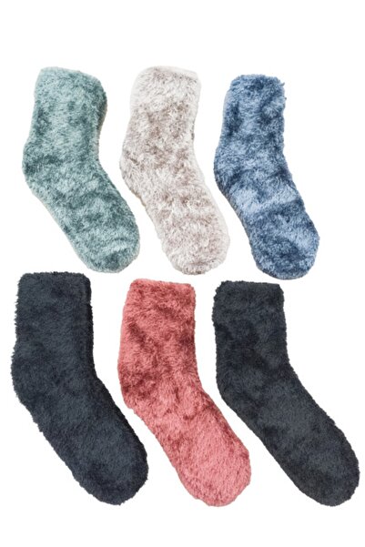 Leement socks Pachet de 6 șosete de pluș de iarnă