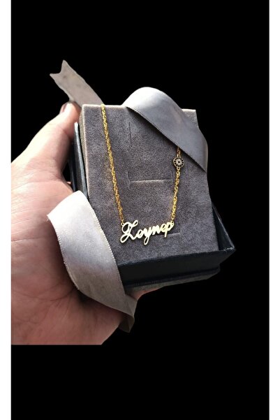 Pomodor Zeynep Isimli 925 Ayar Gümüş Kolye (ALTIN KAPLAMA)