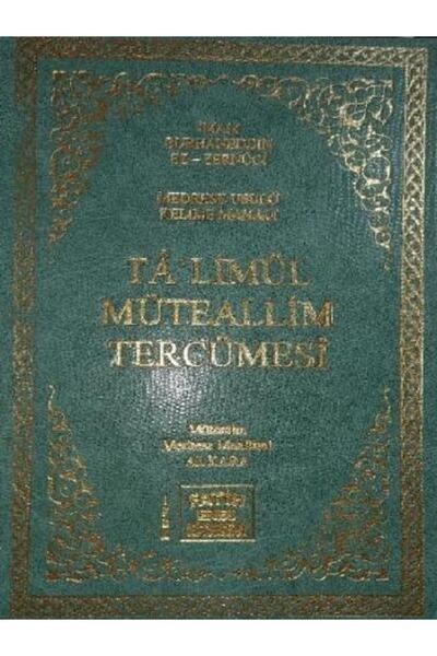Öz Ensar Yayınları Talimül Müteallim Tercümesi (medrese Usulü Kelime Manalı)