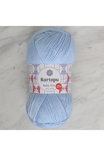 Kartopu Baby One K544 5 Pieces Non-Pilling Baby Rope Light Blue