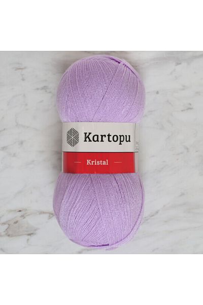 Kartopu Crystal K705 5 Pieces Fiber Thread Hand Knitting Thread Lilac