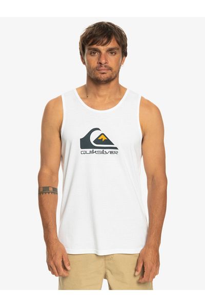 Quiksilver تي شيرت رجالي كبير بشعار M تي شيرت بدون أكمام للرجال EQYZT07236