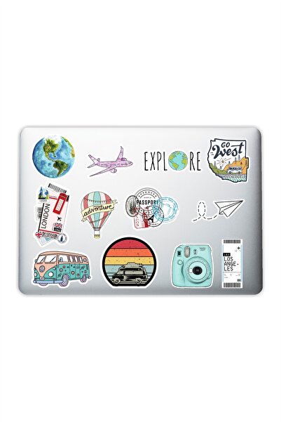 Genel Markalar Seyahat Travel Adventure Temalı Laptop Notebook Tablet Telefon...