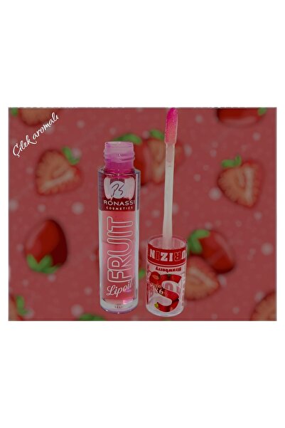 RS Ronassi Cosmetics 8'farklı Dudak Parlatıcı Lipgloss Çilek-avakado-ahududu-...