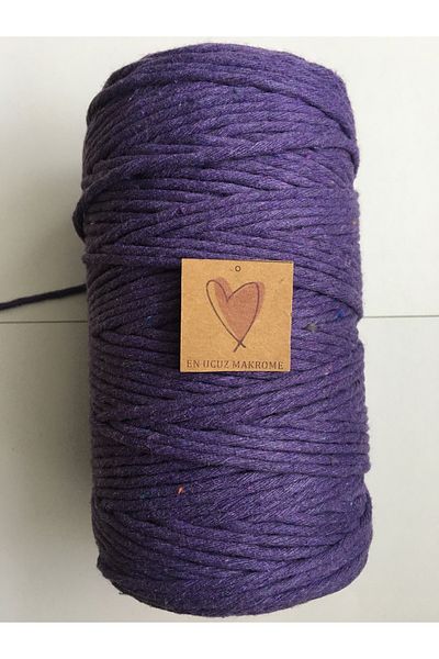 Makromİps Σχοινί Macrame 500 Gr (+-30) Σχοινί πλεξίματος πολλαπλών χρήσεων Hobby Knitting