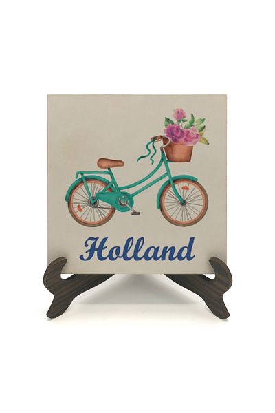 Sadrazam Επιτραπέζια βάση MDF με εμπριμέ εικόνα Holland Biscuit