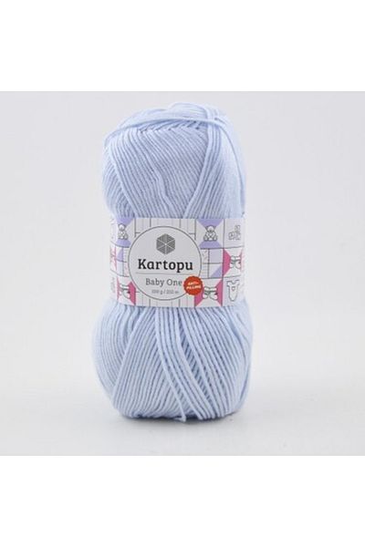 Kartopu Baby One K580 5 Pieces Non-Pilling Baby Rope Ice Blue