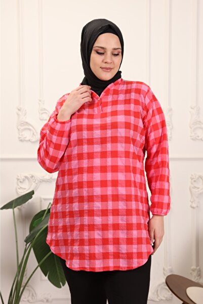 MIZMIZ Gofre Dokuma Yumuşak Kumaş Tunik