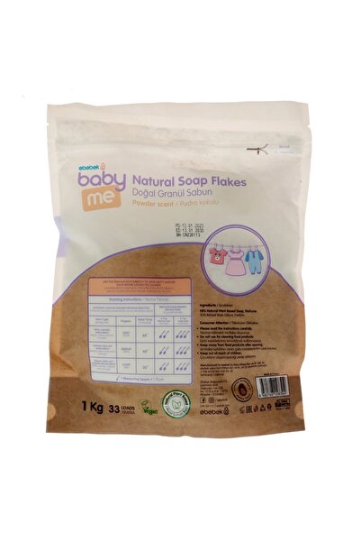 Baby&Me Granül Sabun Pudra Kokulu 1000 gr