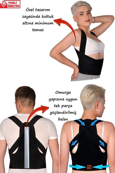 Wi Fro Unisex Upright Posture Corset - Underwire, Anti-Humpback, Back and Shoulder Waist Support