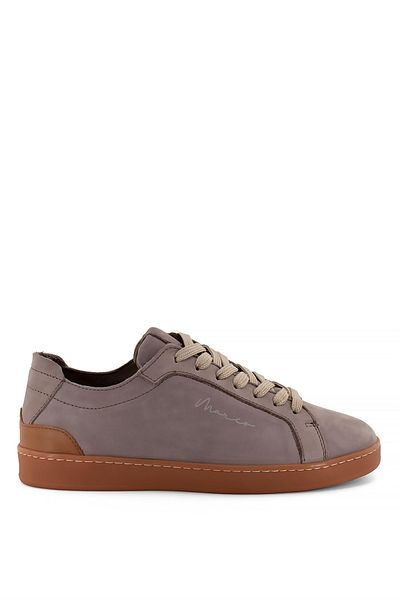 MARCOMEN 17244c Ανδρικά παπούτσια casual από γνήσιο δέρμα καφέ