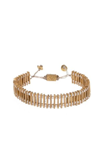 Juju Bronze Ladder Bracelet With Gemstones