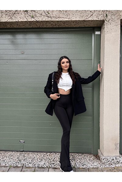 Bbeox İspanyol Paça Tayt Pantolon