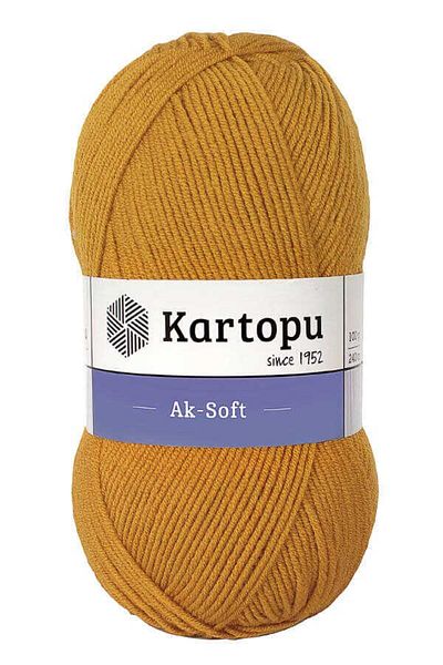 Kartopu New Ak Soft K313 5 Pieces Mustard
