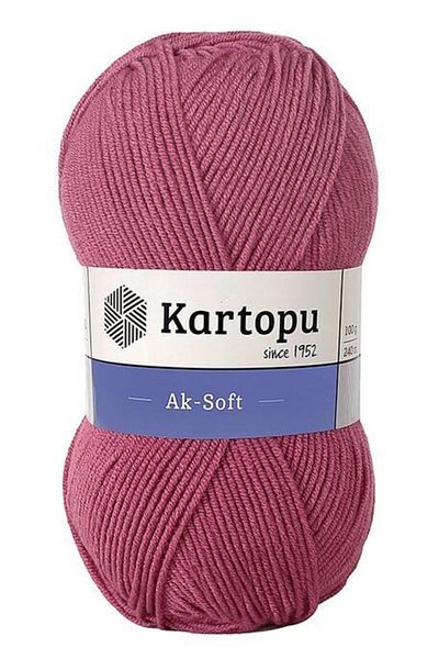 Kartopu New Ak Soft K742 5 Pieces Dark Rose