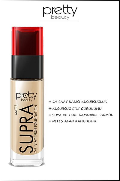 Pretty Beauty Supra 24h Stay Fresh Matte Foundation 03