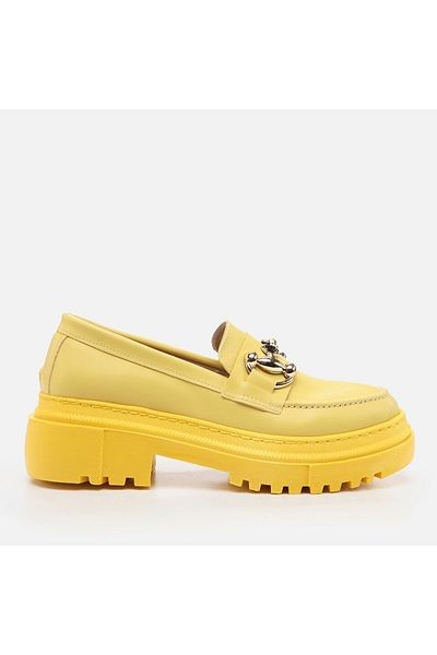 Yaya by Hotiç Gelber Yaya-Loafer für Damen