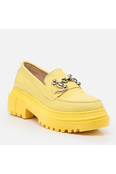 Yaya by Hotiç Gelber Yaya-Loafer für Damen
