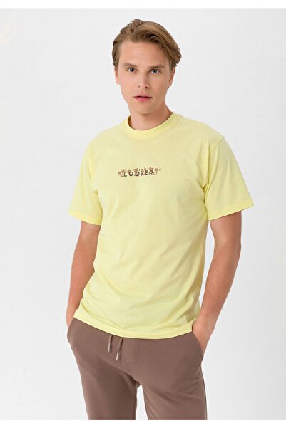 Looker Club Erkek Baskılı Oversize T-shirt