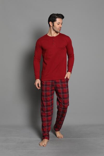 BLUES MODA Işılay Special Production Men's Pajama Set