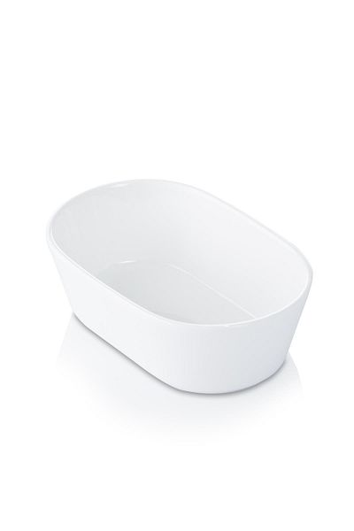 ACAR Bianco Perla Gondola Presentation Bowl - 16 cm