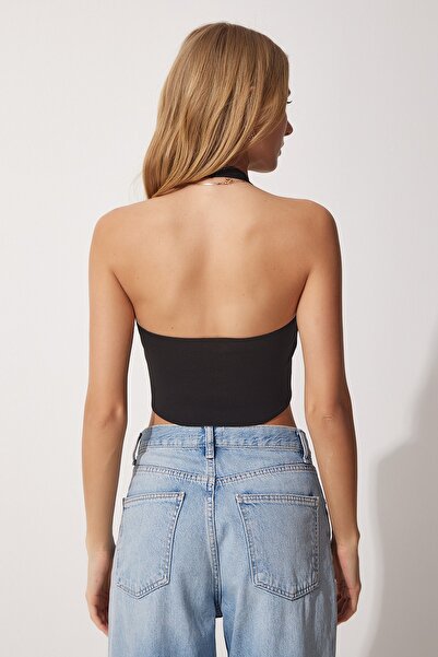 Happiness İstanbul Halter Neck Crop 2 Pack Knitwear Blouse