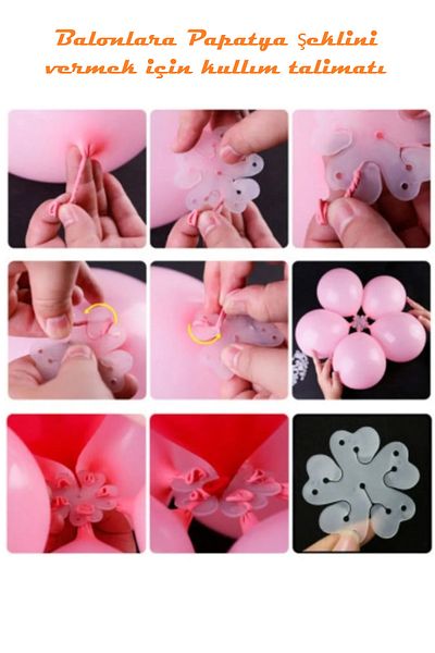 LOTUS PARTY مجموعة بالونات معكرون بطابع ديزي - بالون معكرون - جهاز ديزي - شريط بالون