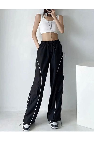 DENİKK Παντελόνι φούτερ Super Trend Parachute Fabric Cargo Pocket
